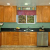 Home Addition Lynnwood, WA: Featuring - Kitchen with All GE Stainless Steel Appliances, Granite Kitchen Counter Tops (2cm Black Galaxy granite with full bull nose), Under-mounted stainless steel 33x22 sink. Maple wall and base cabinets