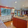 Kitchen Remodel Snohomish, WA: Costom Kitchen Granite Counter Top - Gialo Rose, New Stainless Steel Undermounted Sink and Faucet