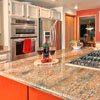 Kitchen Remodel Snohomish, WA: Costom Kitchen Granite Counter Top - Gialo Rose, New Stainless Steel Drop in Cook Top