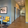Commercial Remodel (TI) - Office Remodel Kirkland, WA:  Ophthalmologist Office (Featuring Exam rooms). New Partition walls, custom exam rooms. New Suspended Ceiling, Custom Lighting. New Floor throughout - Stained Concrete. A complete electrical re-design, and re-wire of the entire office space. New furniture assembly and installation. New paint job, and much more...