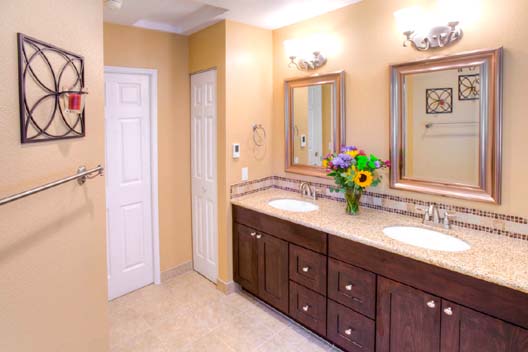 Complete bathroom remodel. Heated Floors. Granite counter tops. Custom tile work. Frameless glass shower enclosure