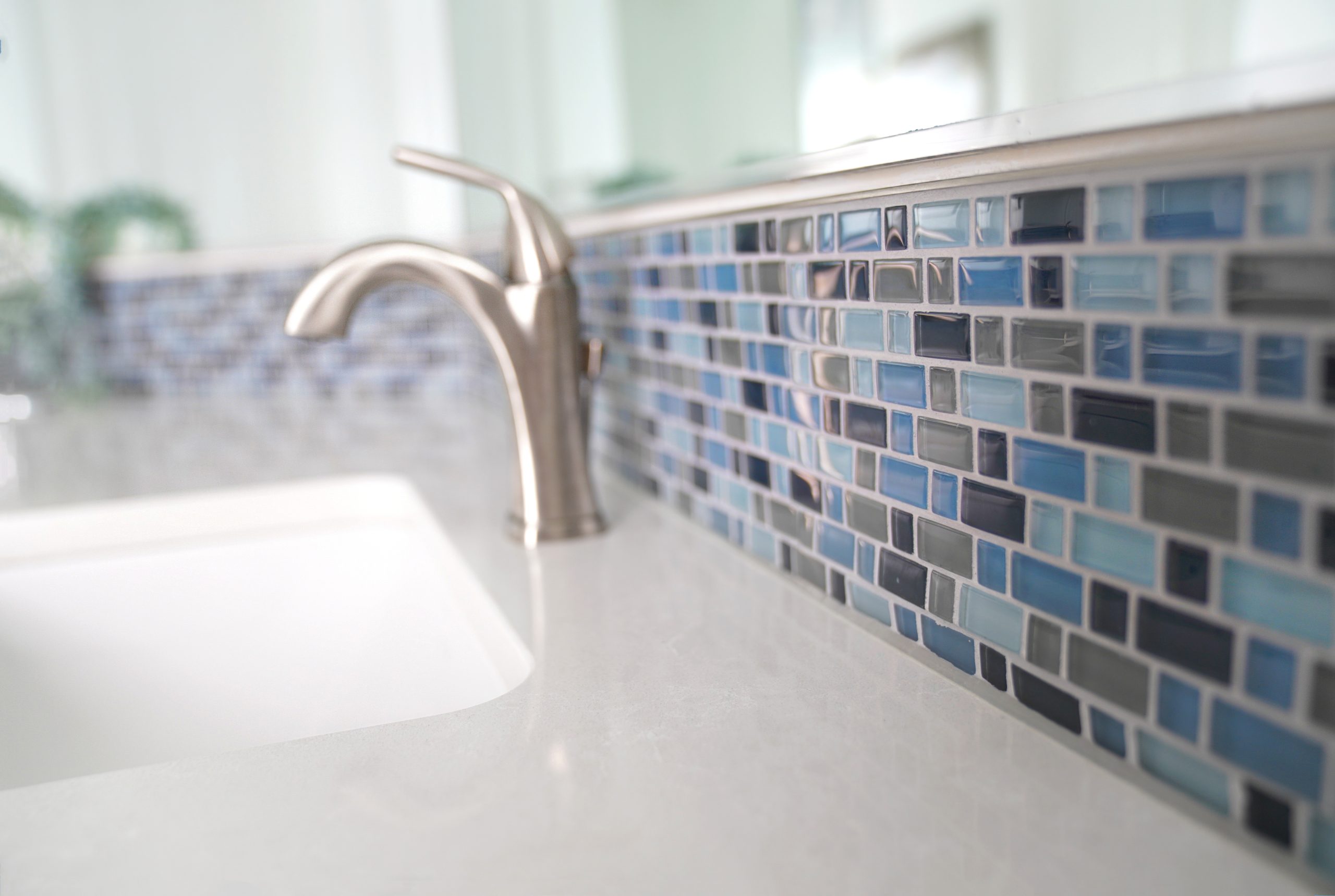 Acoba bathroom tile backsplash